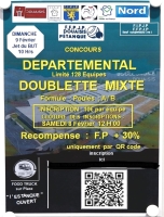 X2 Mixte Départemental - Douaisis Pétanque